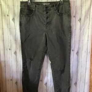 Maurices Everflex Jeans Size 14 Button Fly